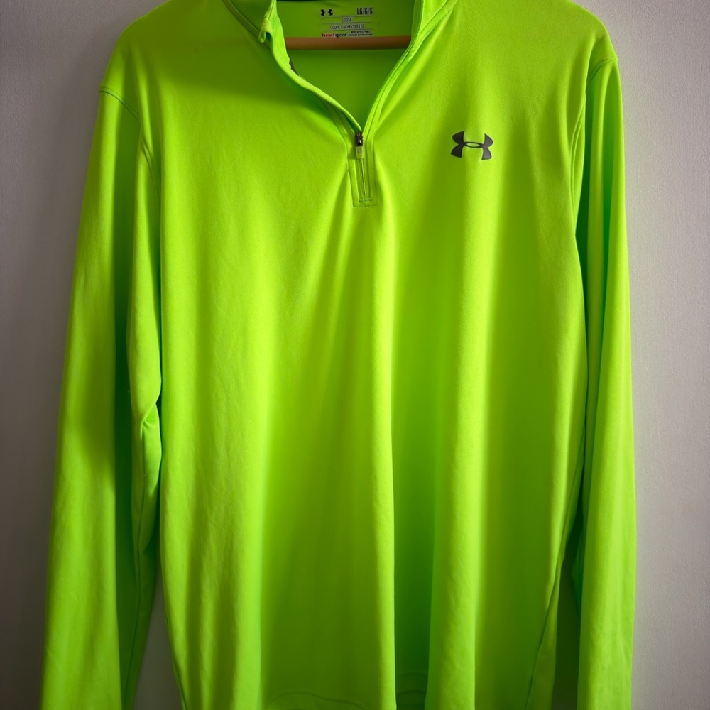 Under Armour Neon Green Long Sleeve Shirt